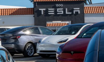 Estabelecimento da Tesla na Califórnia, EUA (David Paul Morris/Bloomberg)