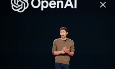 Sam Altman, diretor executivo da OpenAI, discursa no evento Microsoft Build em Seattle, EUA (Chona Kasinger/Bloomberg)