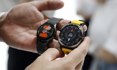 O Galaxy Watch 7, à esquerda, e o Galaxy Watch Ultra (Bloomberg)