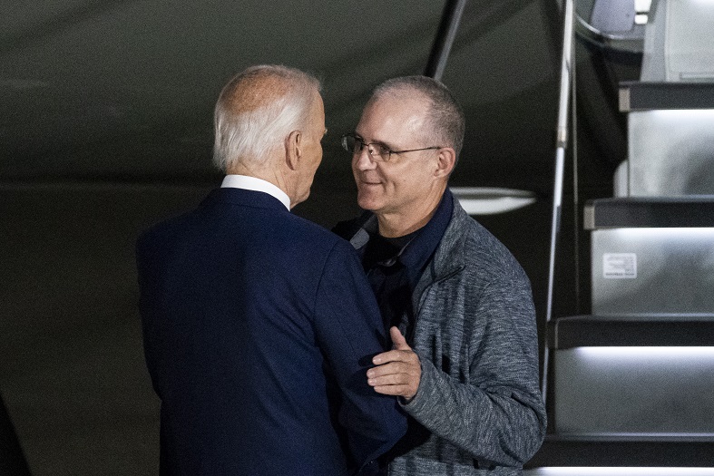 President Biden And Vice President Harris Greet Americans Released In Prisoner Swap