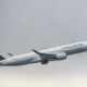 Uma aeronave Airbus A350 da Cathay Pacific (Bloomberg)