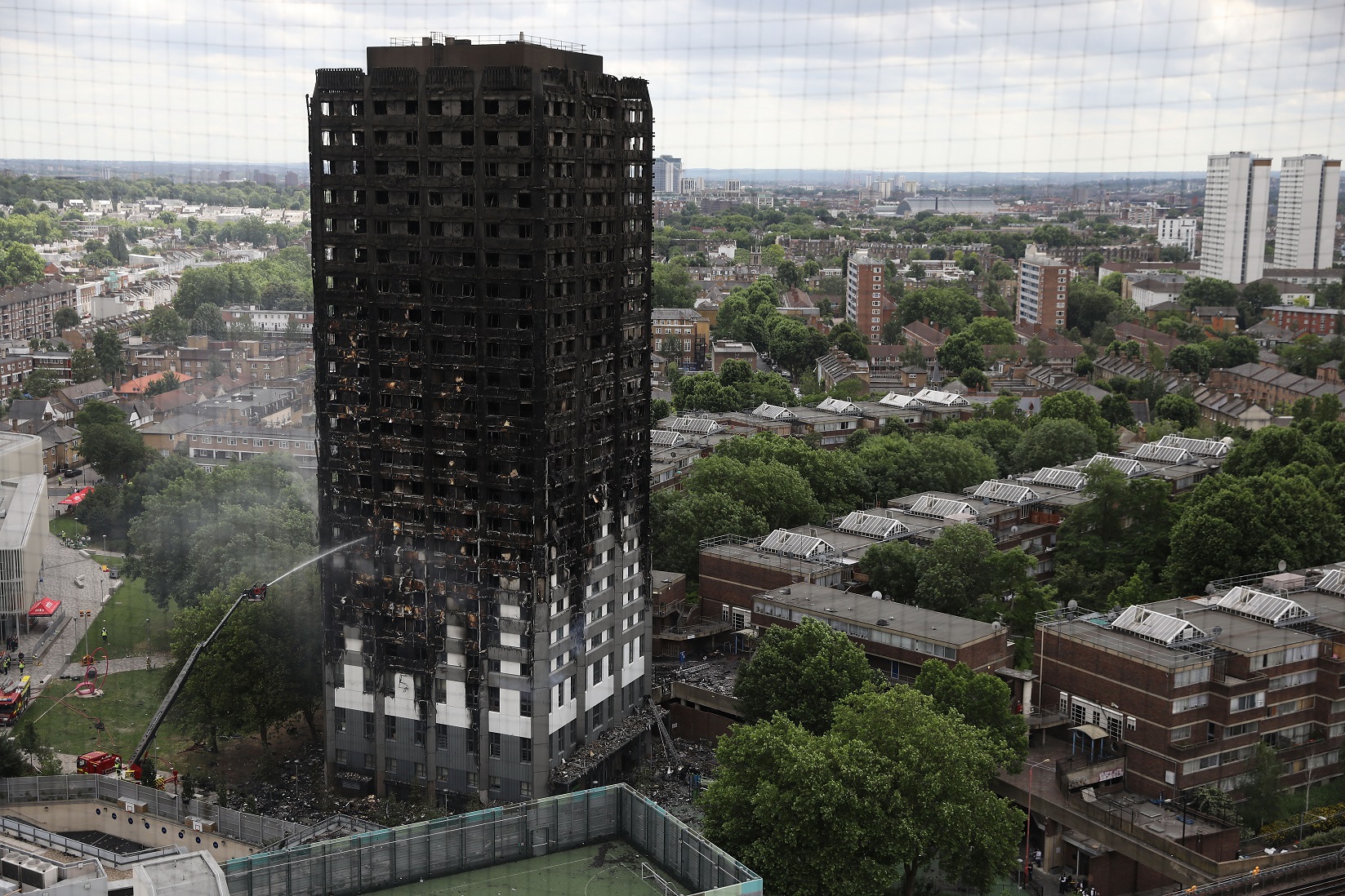 Grenfell Tower no dia 15 de junho de 2017. Fotógrafo: Dan Kitwood/Getty Images.