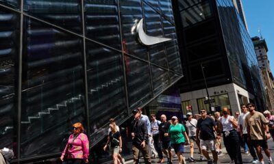 Estabelecimento House of Innovation da Nike na Quinta Avenida em Nova York, EUA, na sexta-feira, 28 de junho de 2024 (Bing Guan/Bloomberg)