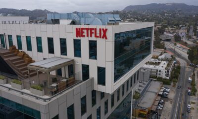 Escritório da Netflix na Sunset Boulevard em Los Angeles (Bing Guan/Bloomberg)