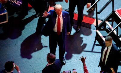 Donald Trump no Madison Square Garden em 27 de outubro (Foto: Adam Gray/Bloomberg)