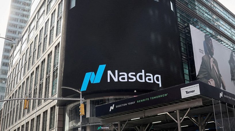 Imagem da Bolsa Nasdaq em Nova York