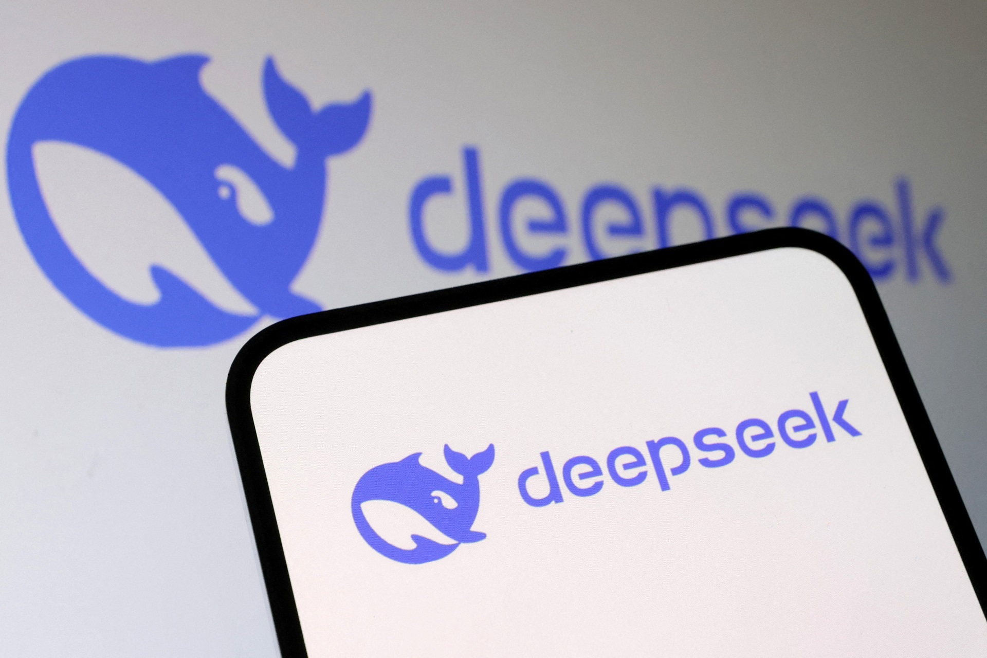 Logotipo da Deepseek em destaque