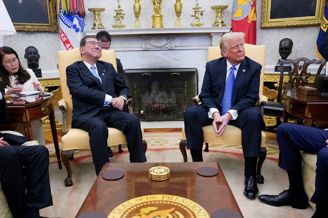 Encontro entre Donald Trump e Shigeru Ishiba