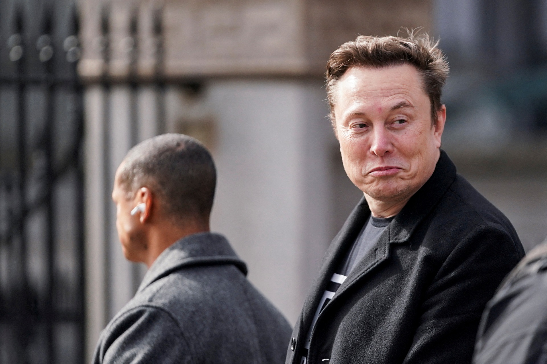 Elon Musk durante evento em Washington