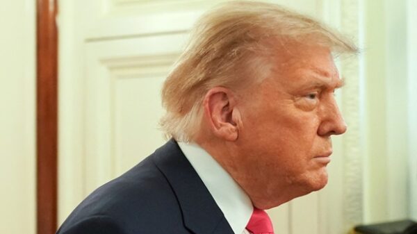Evento do presidente Trump na Casa Branca.