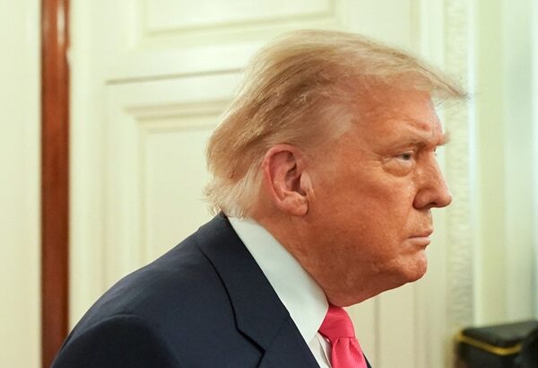 Evento do presidente Trump na Casa Branca.