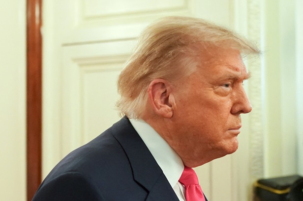 Evento do presidente Trump na Casa Branca.