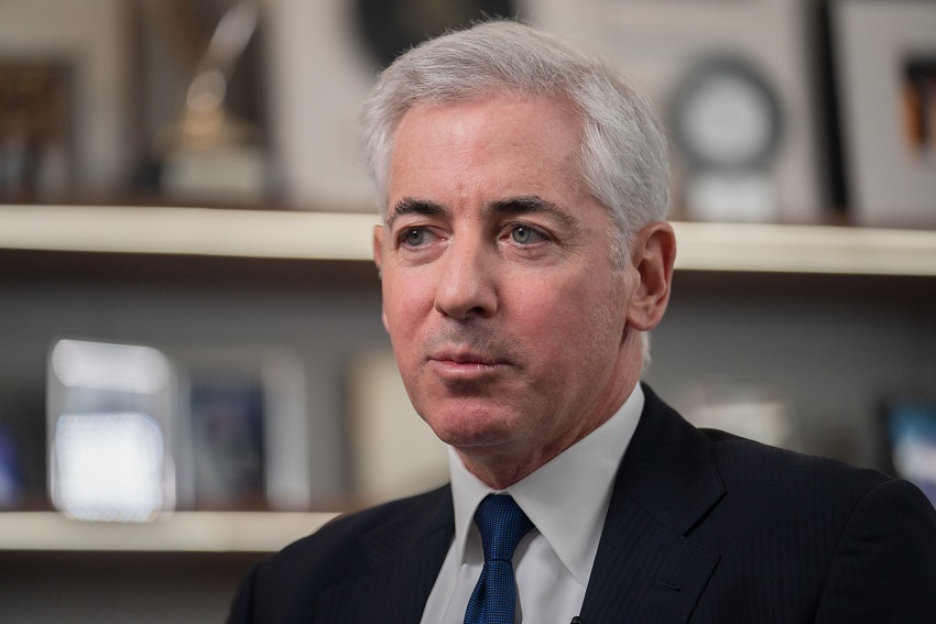 Bill Ackman durante entrevista.