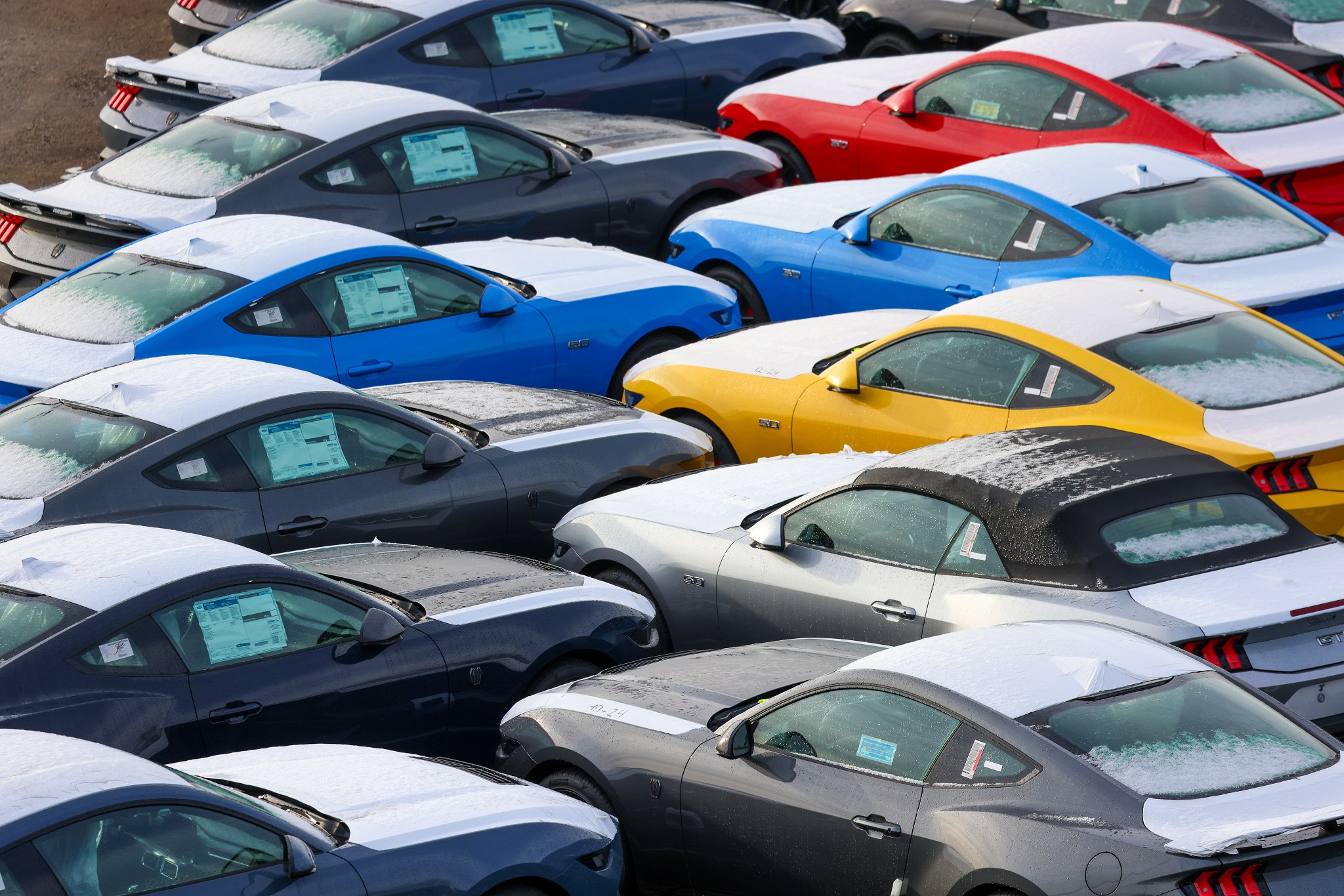 Imagem de uma fábrica da Ford na Europa.