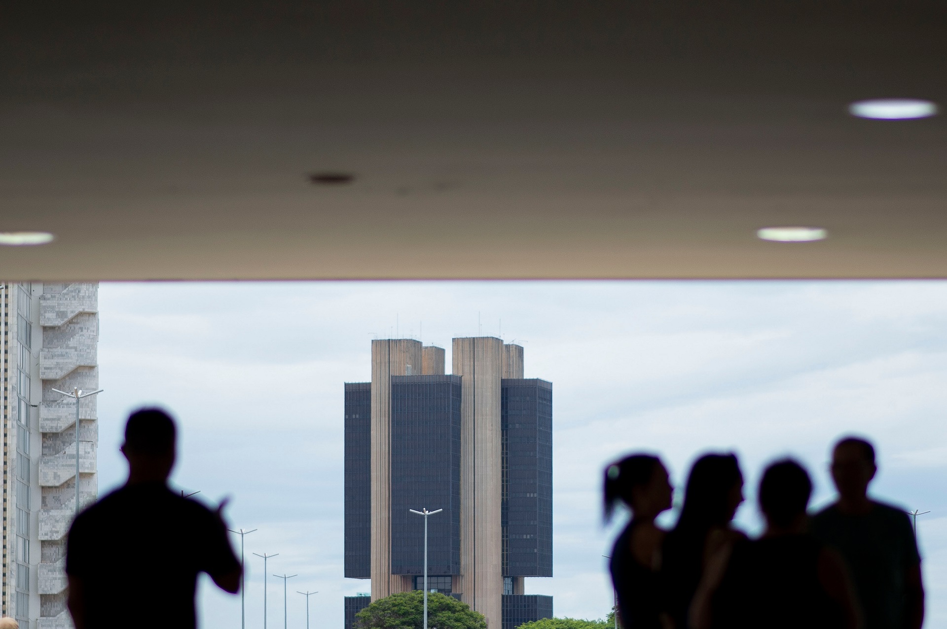 Imagem da sede do Banco Central do Brasil em Brasília.