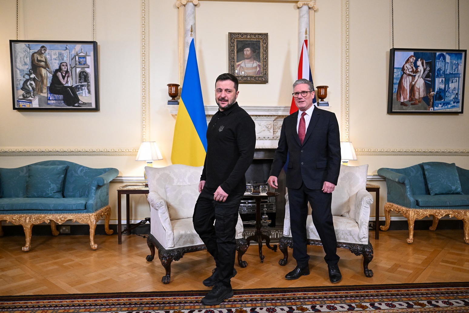 Presidente ucraniano se reúne com líder britânico