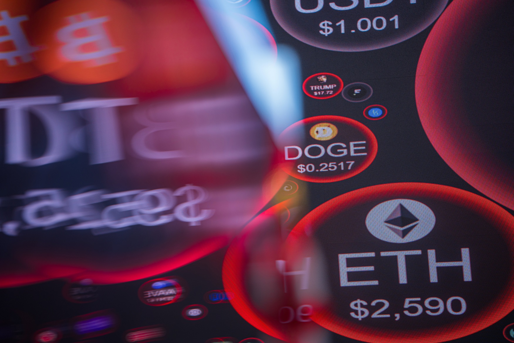 An image depicting the impact of market changes on cryptocurrency investments.