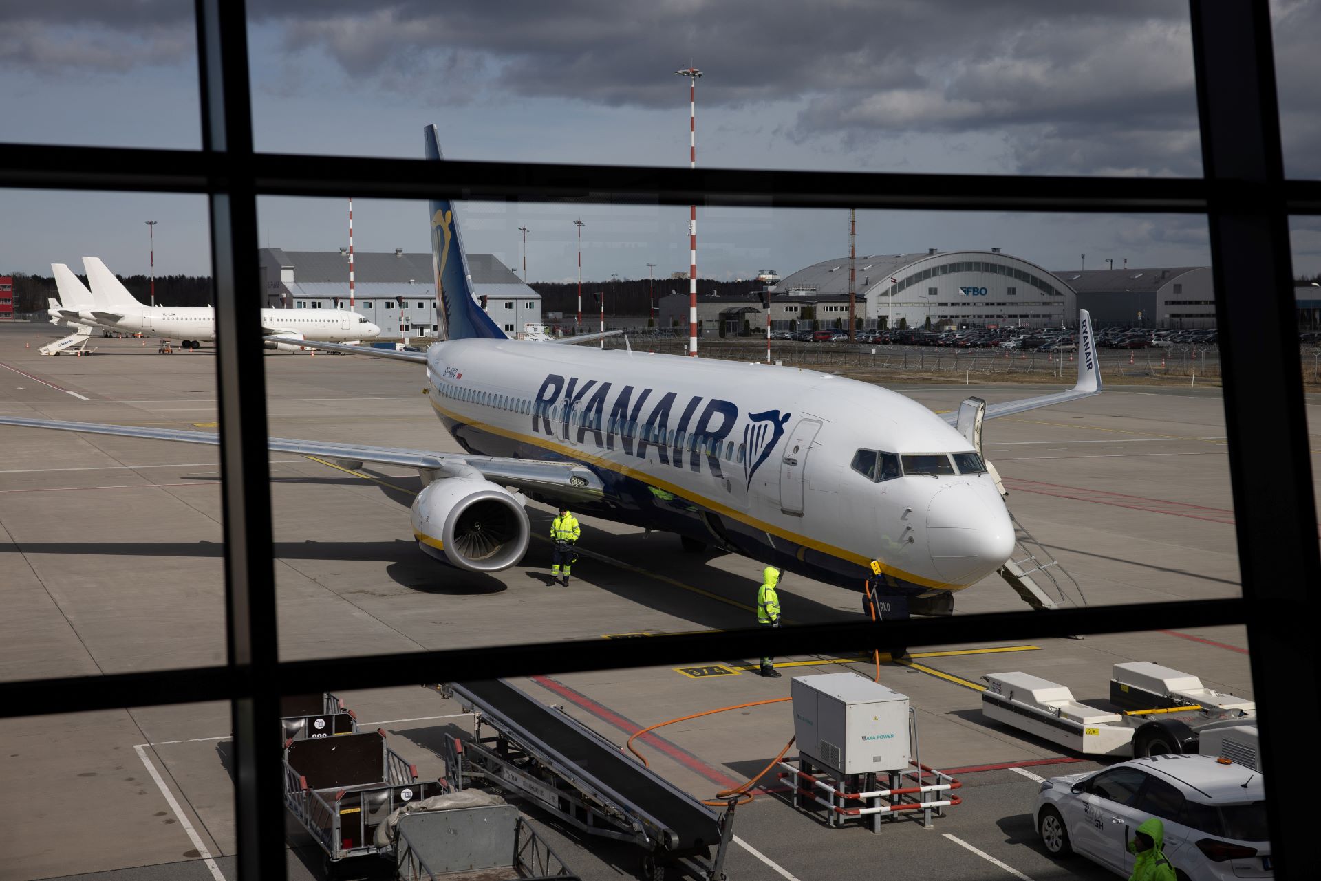 Avião da Ryanair em Riga