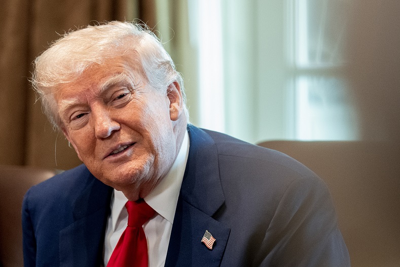 Reunião do gabinete do presidente Trump com membros do governo.