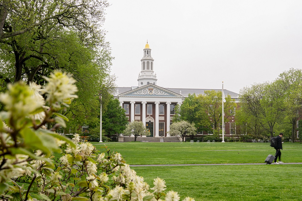 Administração Trump retém bilhões de dólares em recursos direcionados à Universidade de Harvard (Mel Musto/Bloomberg)