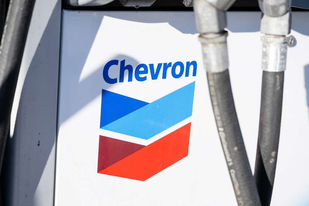 Imagem da estação de serviço da Chevron em Calgary