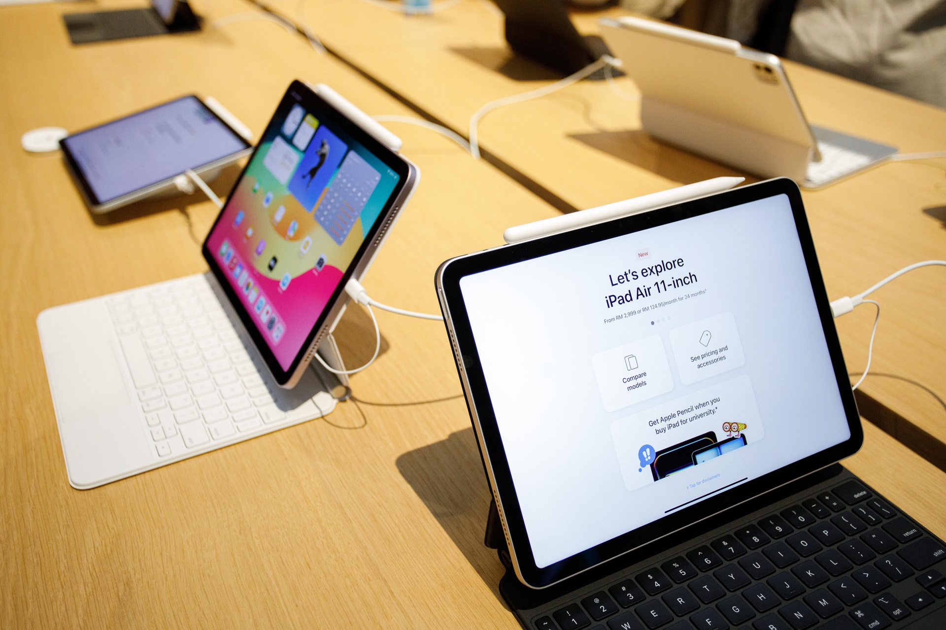 Imagem do iPad Air da Apple.