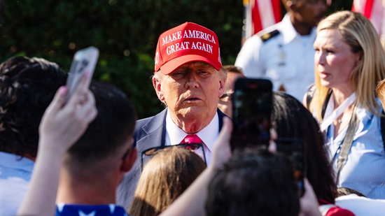 Retrato de Donald Trump