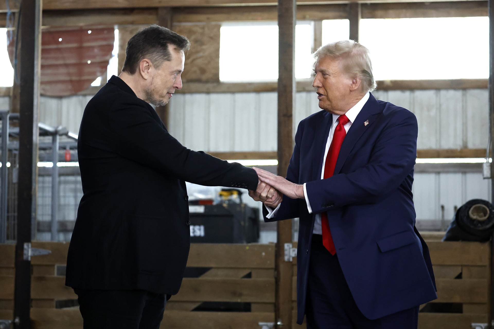 Donald Trump em comício na Pennsylvania