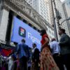 Figma Inc. initial public offering banner at NYSE