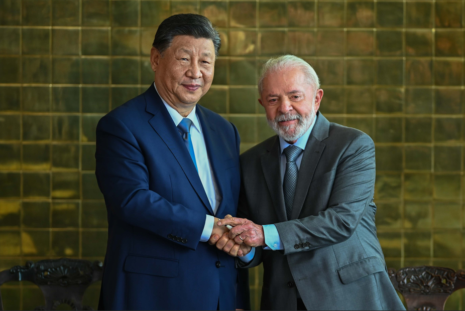 Reunião entre Xi Jinping e Lula