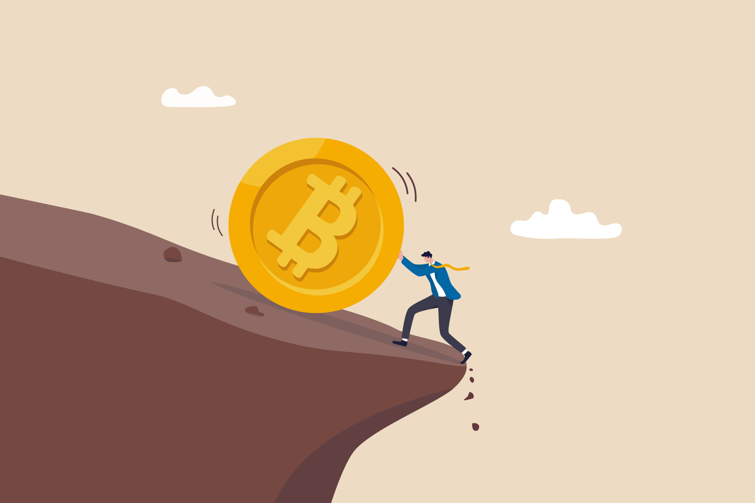 Bitcoin enfrenta quedas no valor. (Foto: Nuthawut Somsuk/Getty Images)