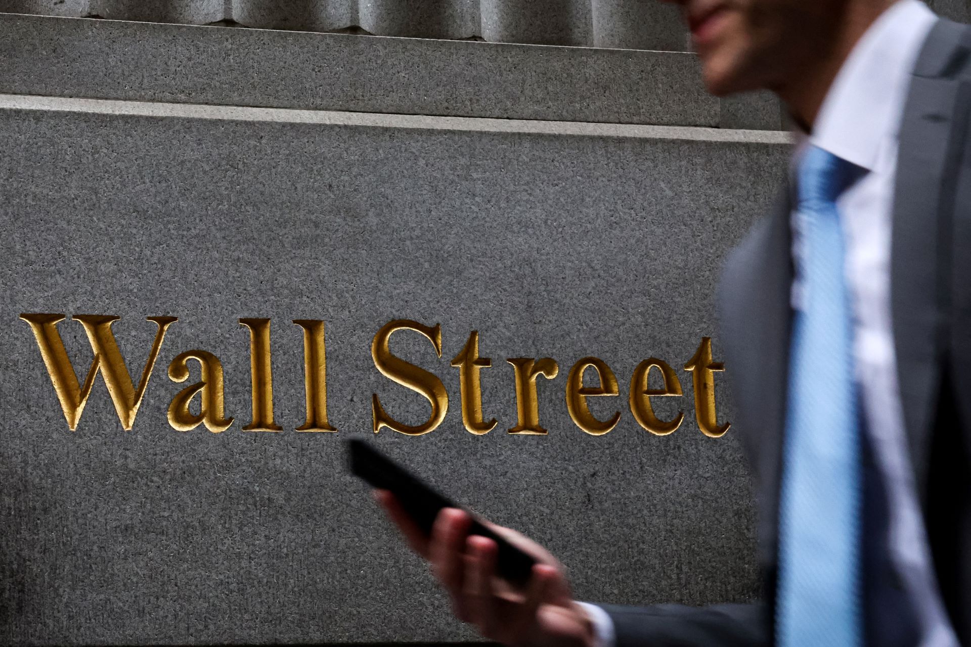 Homem na Wall Street