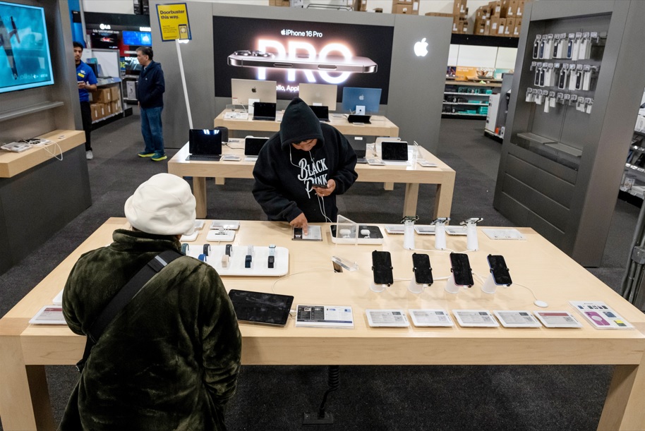 Imagem de smartphones da Apple