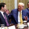 Presidente Trump em reunião de gabinete