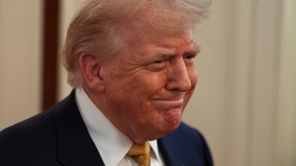 Fotografia do Presidente Donald Trump.