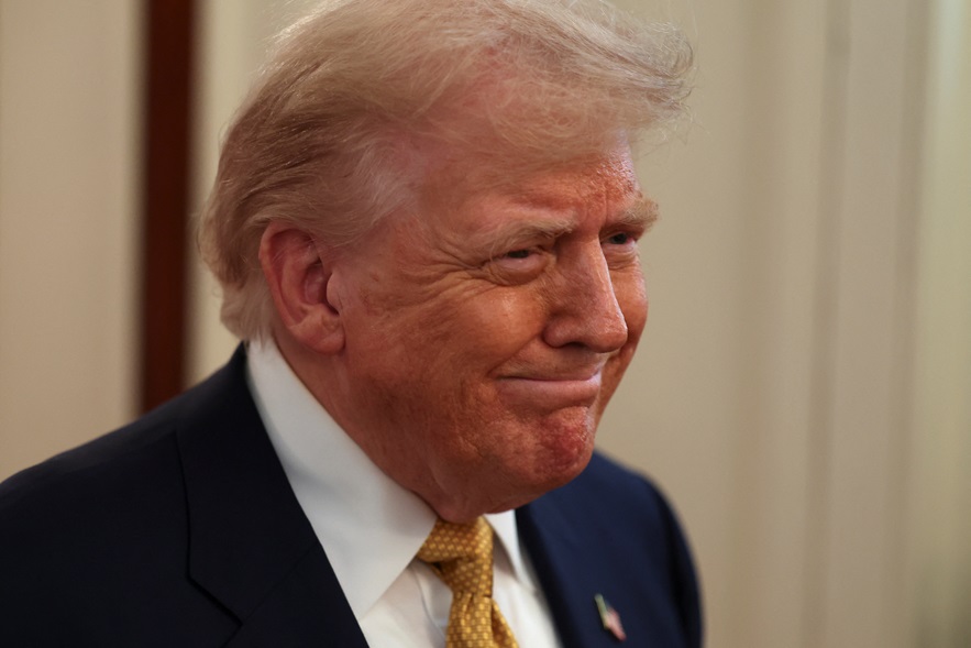 Fotografia do Presidente Donald Trump.