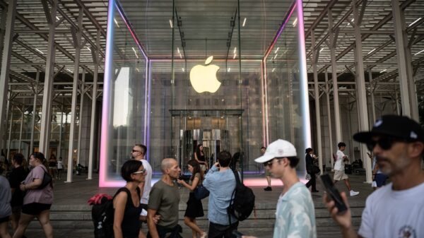 Imagem da loja Apple Fifth Avenue em Nova York.