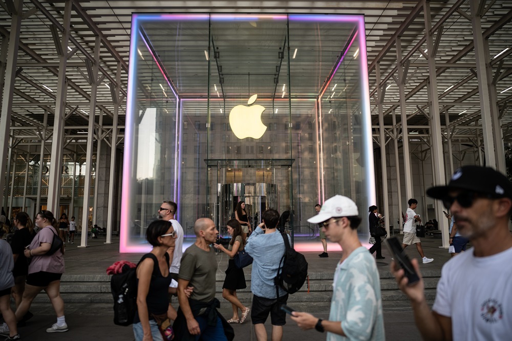 Imagem da loja Apple Fifth Avenue em Nova York.