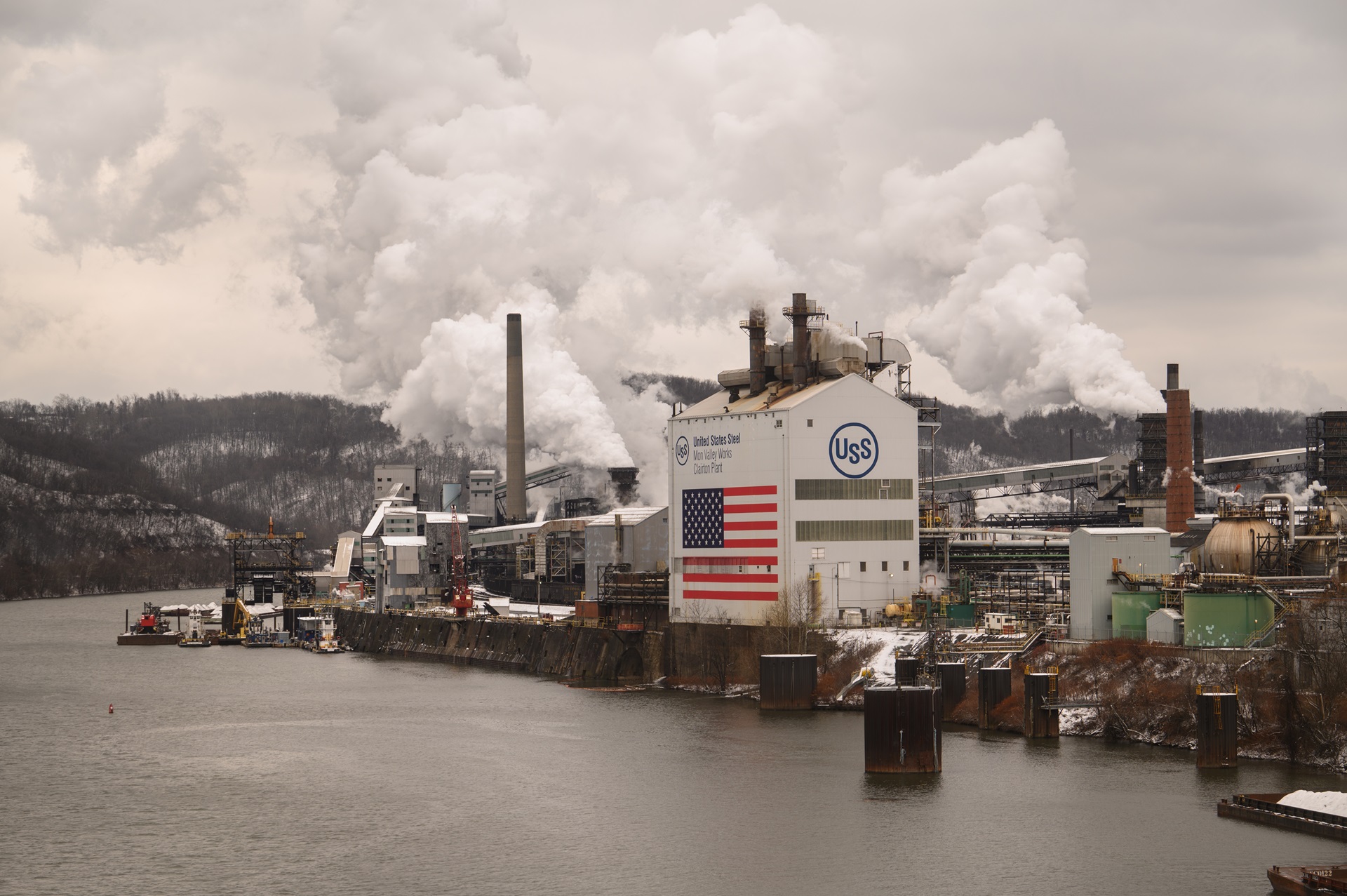 A view of the Clairton Coke Works facility in Pennsylvania.
