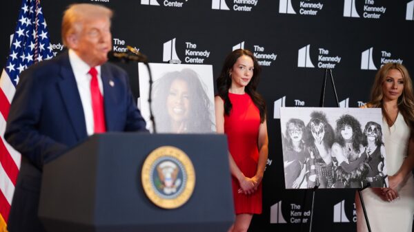 Cerimônia de anúncio no Kennedy Center