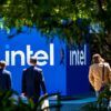 Imagem do edifício da sede da Intel em Santa Clara.
