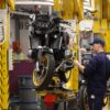 Montagem de motocicletas da BMW