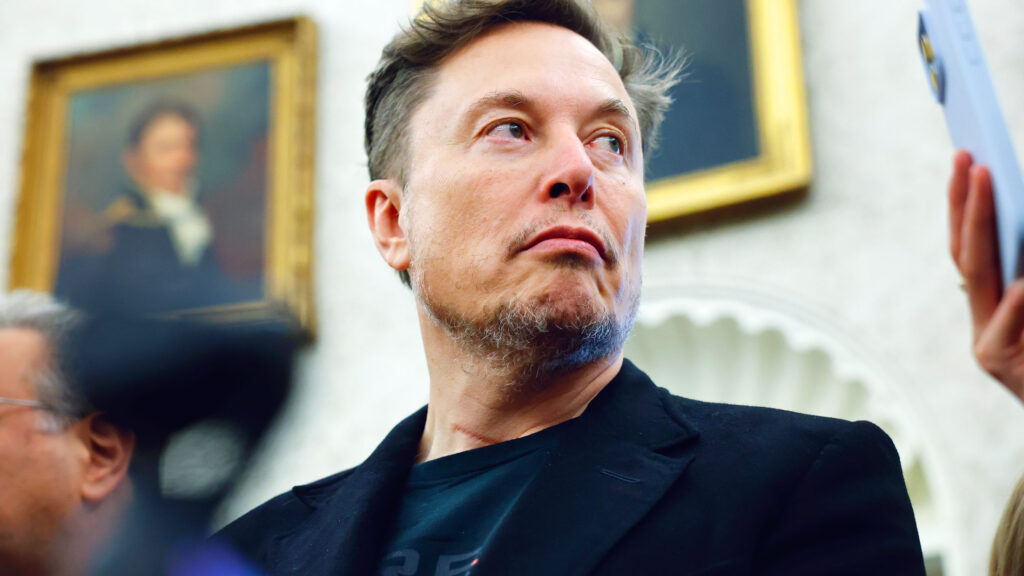 Imagem do CEO da Tesla, Elon Musk.