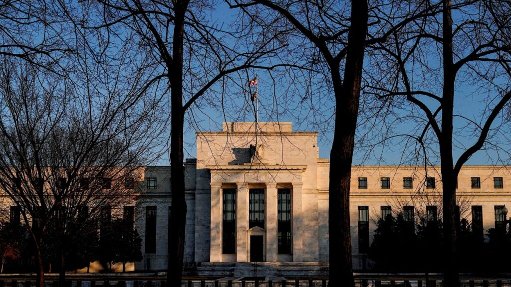 Imagem da sede do Banco Central localizada em Washington.