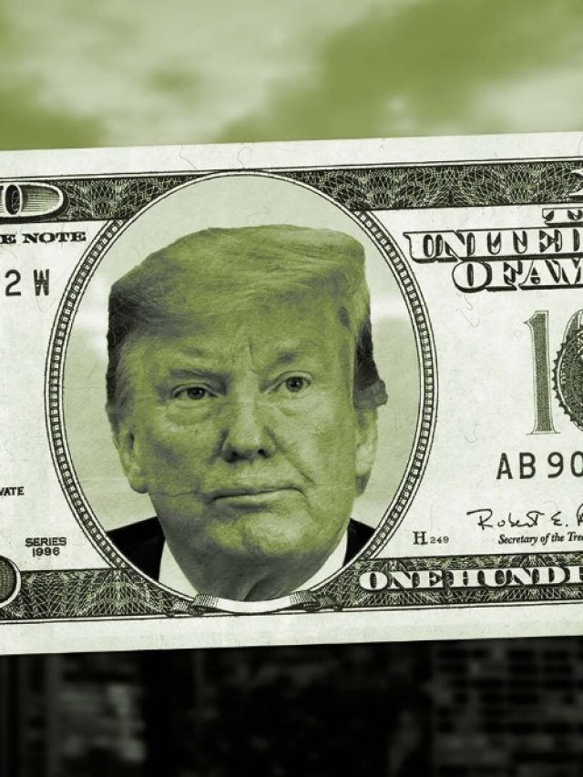Trump na cédula de dólar