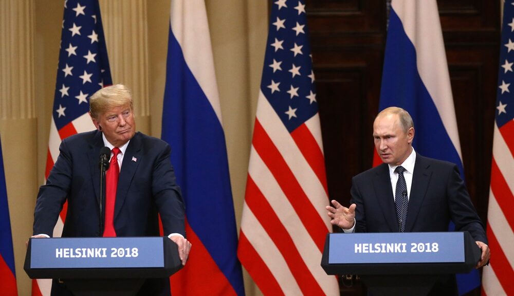 Coletiva de imprensa entre Trump e Putin